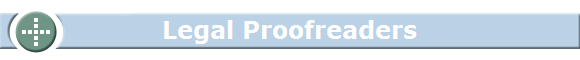 Legal Proofreaders Legal Proofreaders