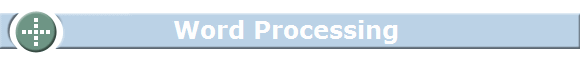 Word Processing Word Processing
